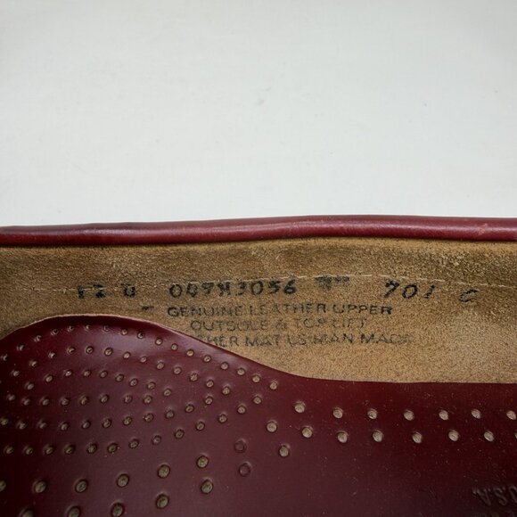 G.H. Bass Weejuns Tassled Loafers Maroon Men’s Size 12 D main image 6